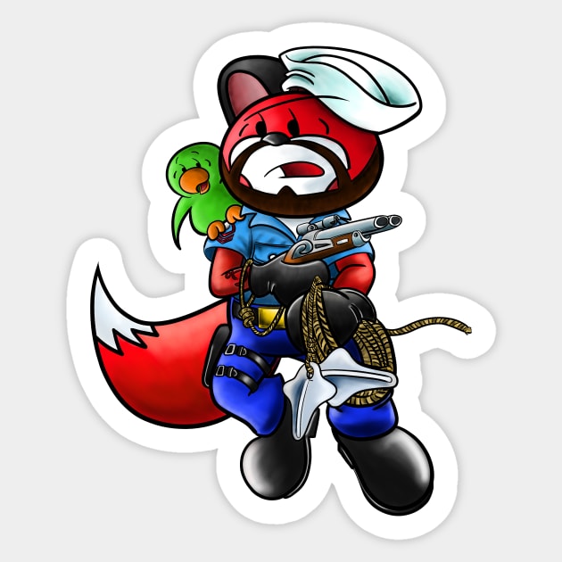 GI Fur - Ship-rick Sticker by Age of Animus